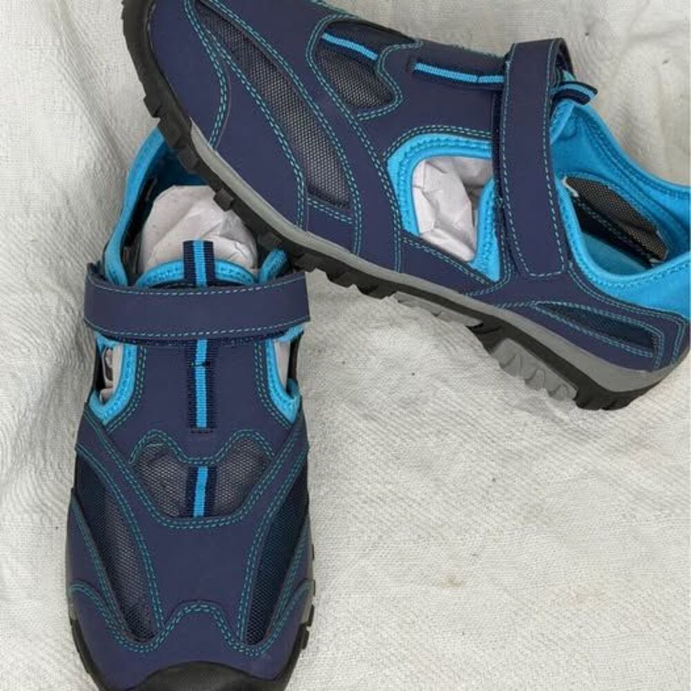 KingSize New Sport Sandals 13W Midnight Navy Electric Blue